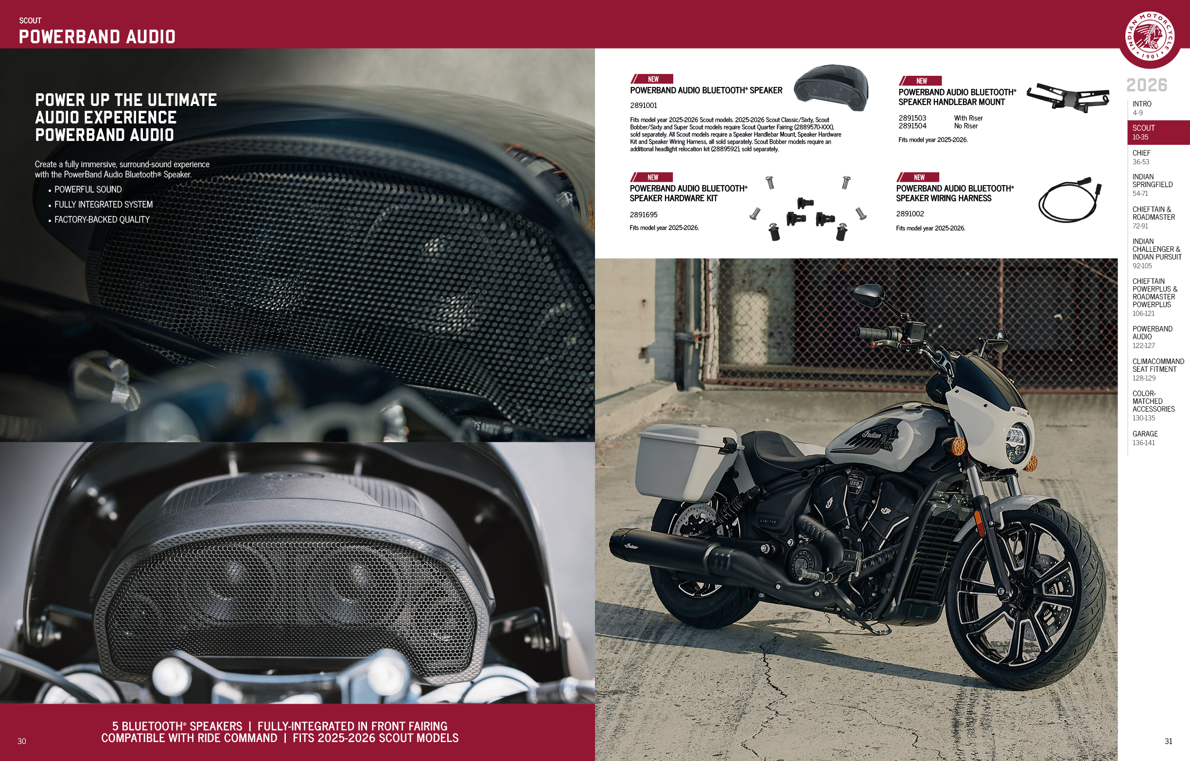 A magazine page showcases a motorcycle with a side view of the engine. AI generated content